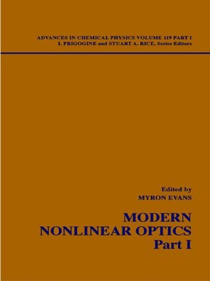 cover image of Advances in Chemical Physics, Modern Nonlinear Optics
